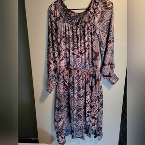 NWT Fire Los Angeles Long Sleeves Dress Size  Small